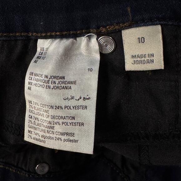 Style & Co SZ 10 Boot Leg Bootcut Jeans Mid-Rise Stretch Pockets Zip-Fly Blue - Picture 7 of 9